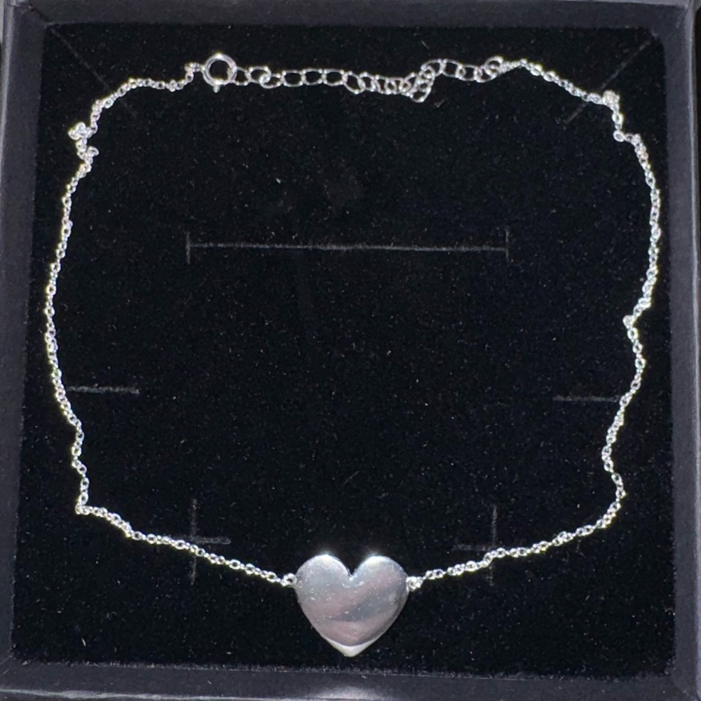 Sterling Silver Heart Necklace